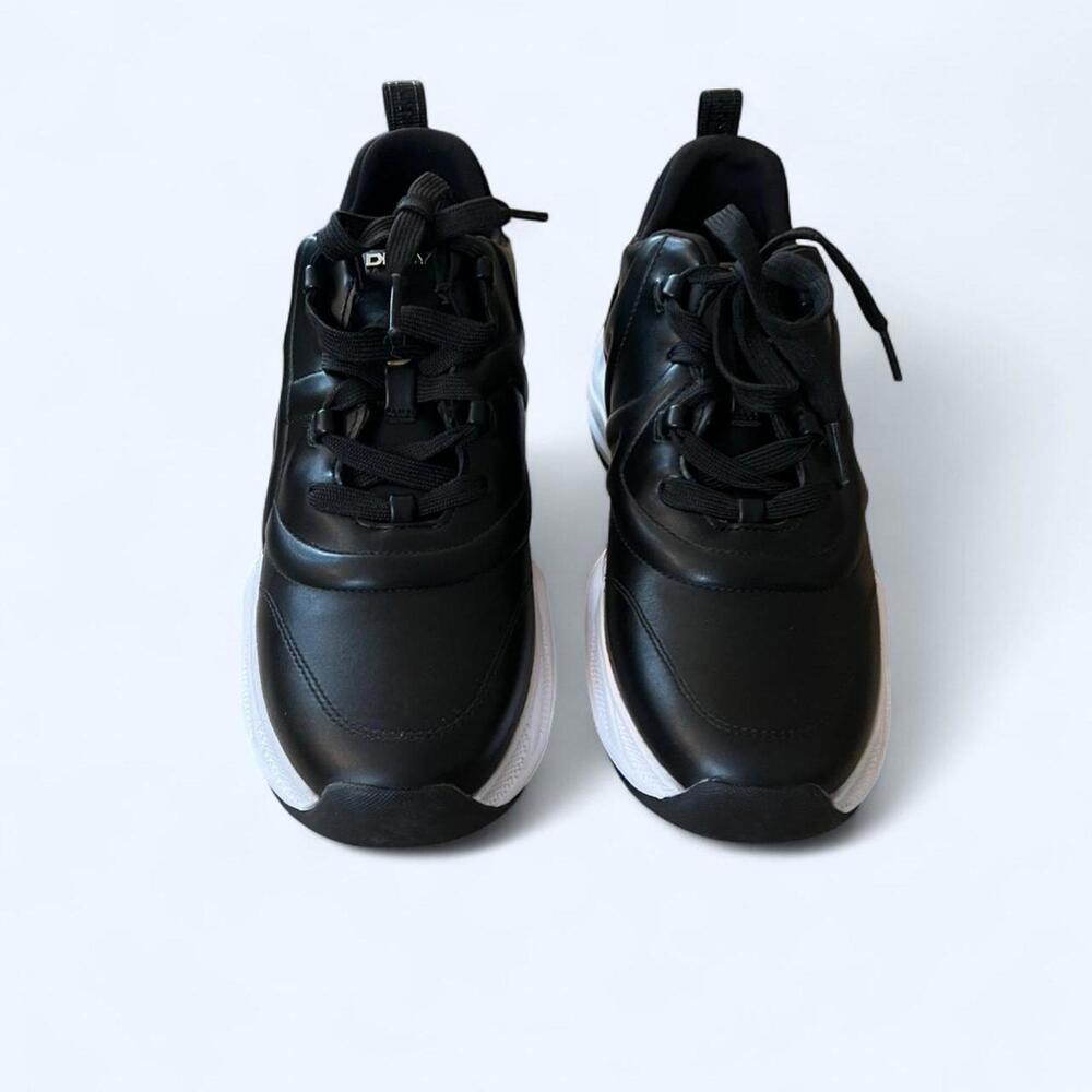 Dkny Black chunky Clara sneakers Brand New Size 7 1/2 - Picture 2 of 8